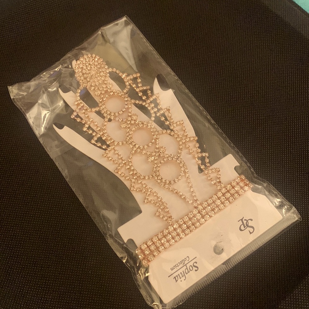 Rose Gold Ring Bracelet